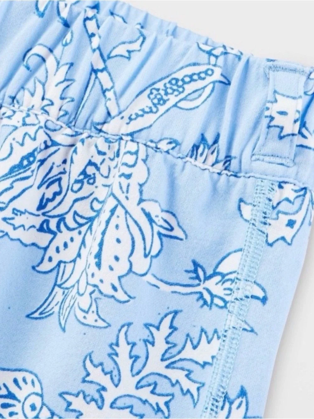Roller Rabbit Target Adaptive Vines Blue Floral Girls’ Pajamas New